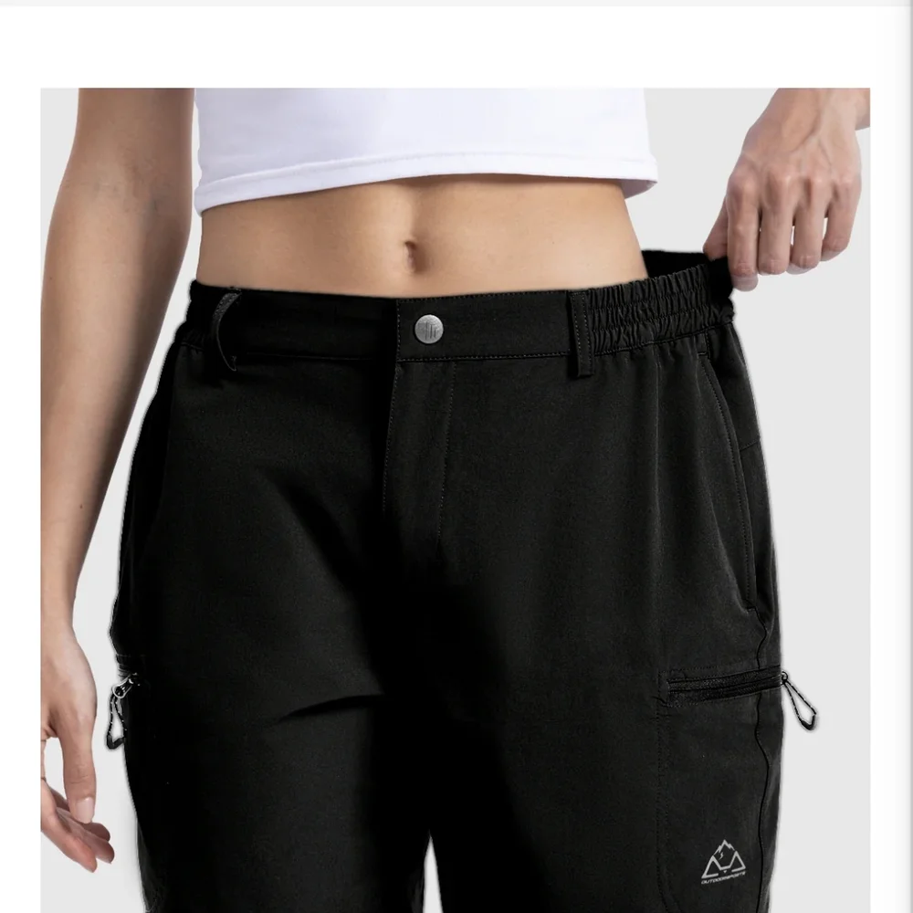 Black Athletic Shorts with Stretchy Fabric for Active Wear - Picture 7 of 8